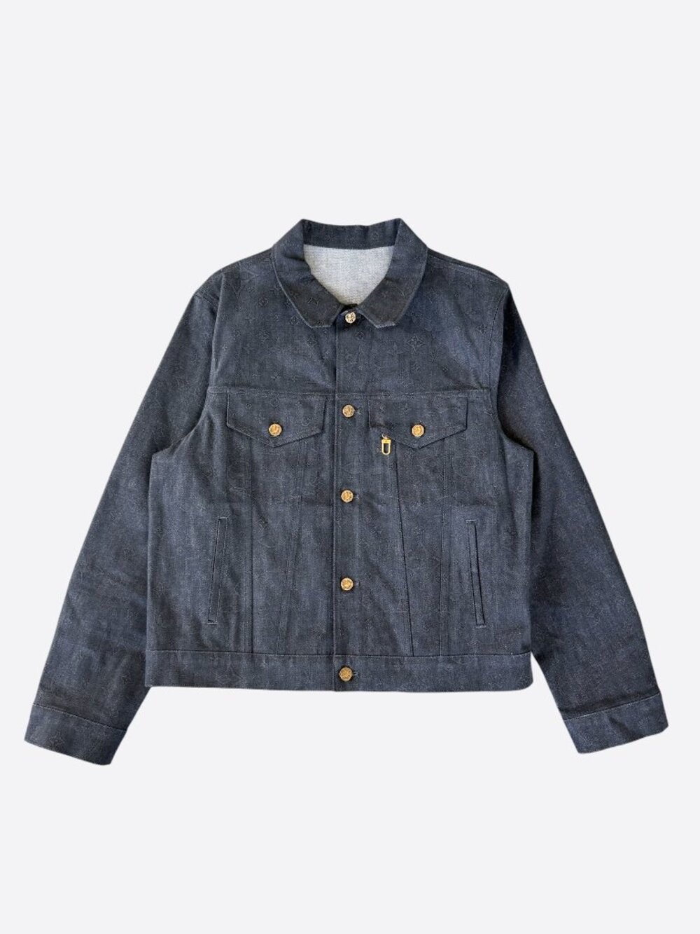 Louis Vuitton Black DNA Monogram Denim Jacket